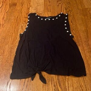 Generation Love Woman’s Black Pearl Tank Top Size XS